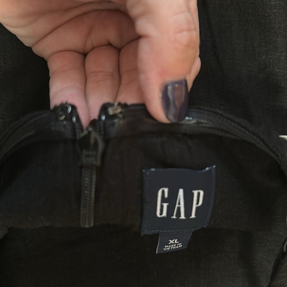 LBD little black linen dress - Picture 5 of 7